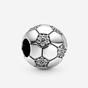 Pandora Sparkling Soccer Ball Charm Football Charm